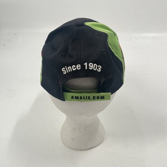 Amalie Motor Oil Racing Baseball Hat Flames Adjustable - Picture 3 of 6